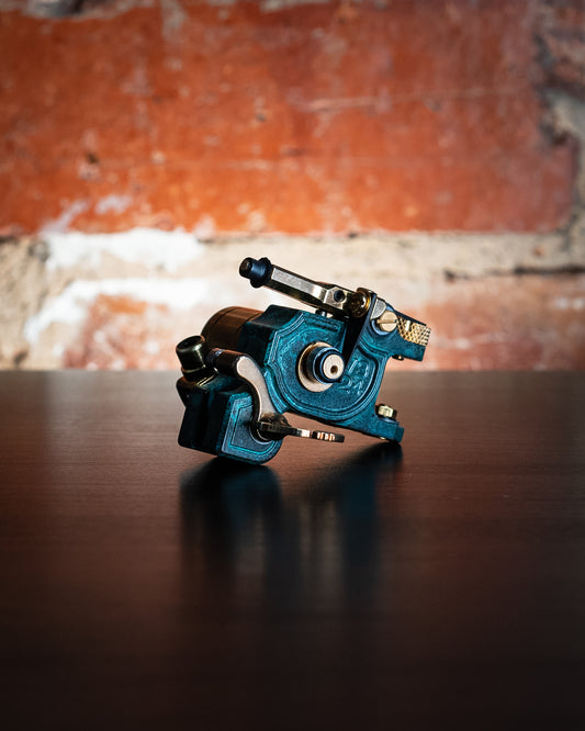 Dan Kubin V3/24 Sidewinder - Verdigris + Gold | RCA & Clip Cord