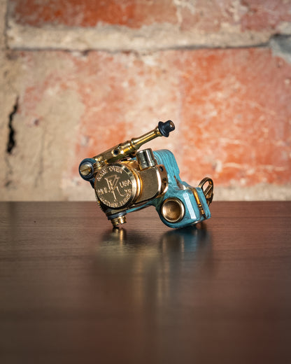 Dan Kubin Sidewinder 46er - Verdigris + Gold | RCA & Clip Cord