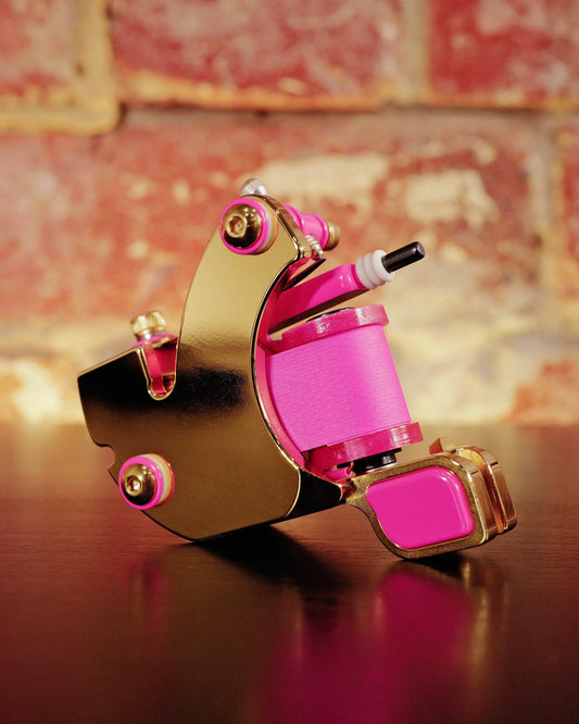Mick Squires Chubby Supreme Liner - Gold x Fluro Pink